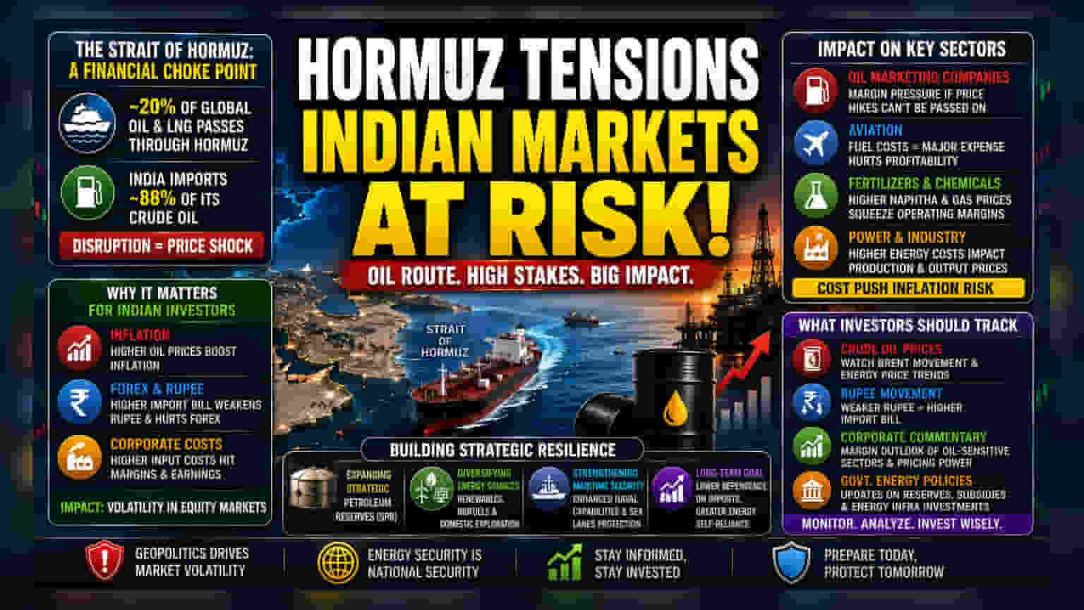 Strait of Hormuz Tension: Impact on India's Energy and Markets