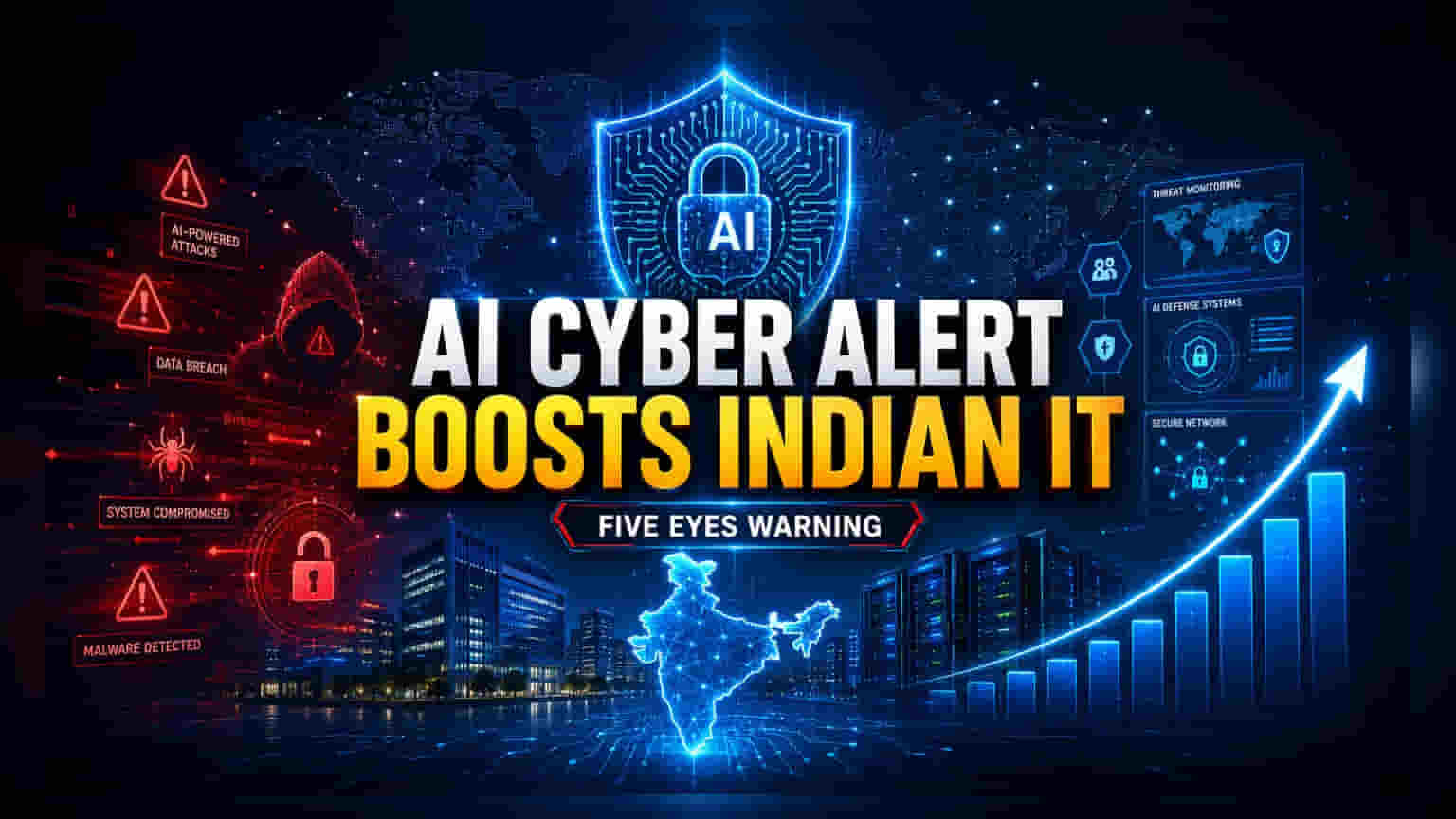Five Eyes ਦੀ AI ਸਾਈਬਰ ਖਤਰਿਆਂ ਬਾਰੇ ਚੇਤਾਵਨੀ: ਭਾਰਤੀ IT ਸੈਕਟਰ ਲਈ ਕੀ ਮਾਅਨੇ?