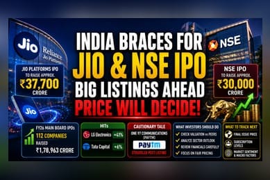 Jio and NSE IPOs Highlight Valuation Risks for Investors