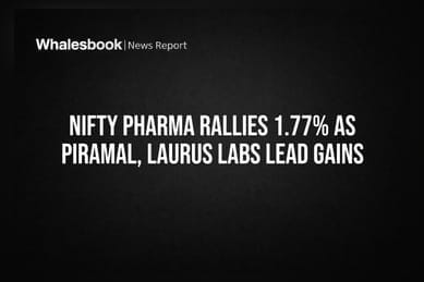 Nifty Pharma Rallies 1.77% as Piramal, Laurus Labs Lead Gains
