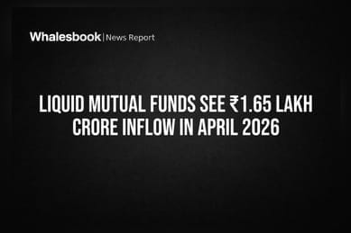 Liquid Mutual Funds See ₹1.65 Lakh Crore Inflow In April 2026