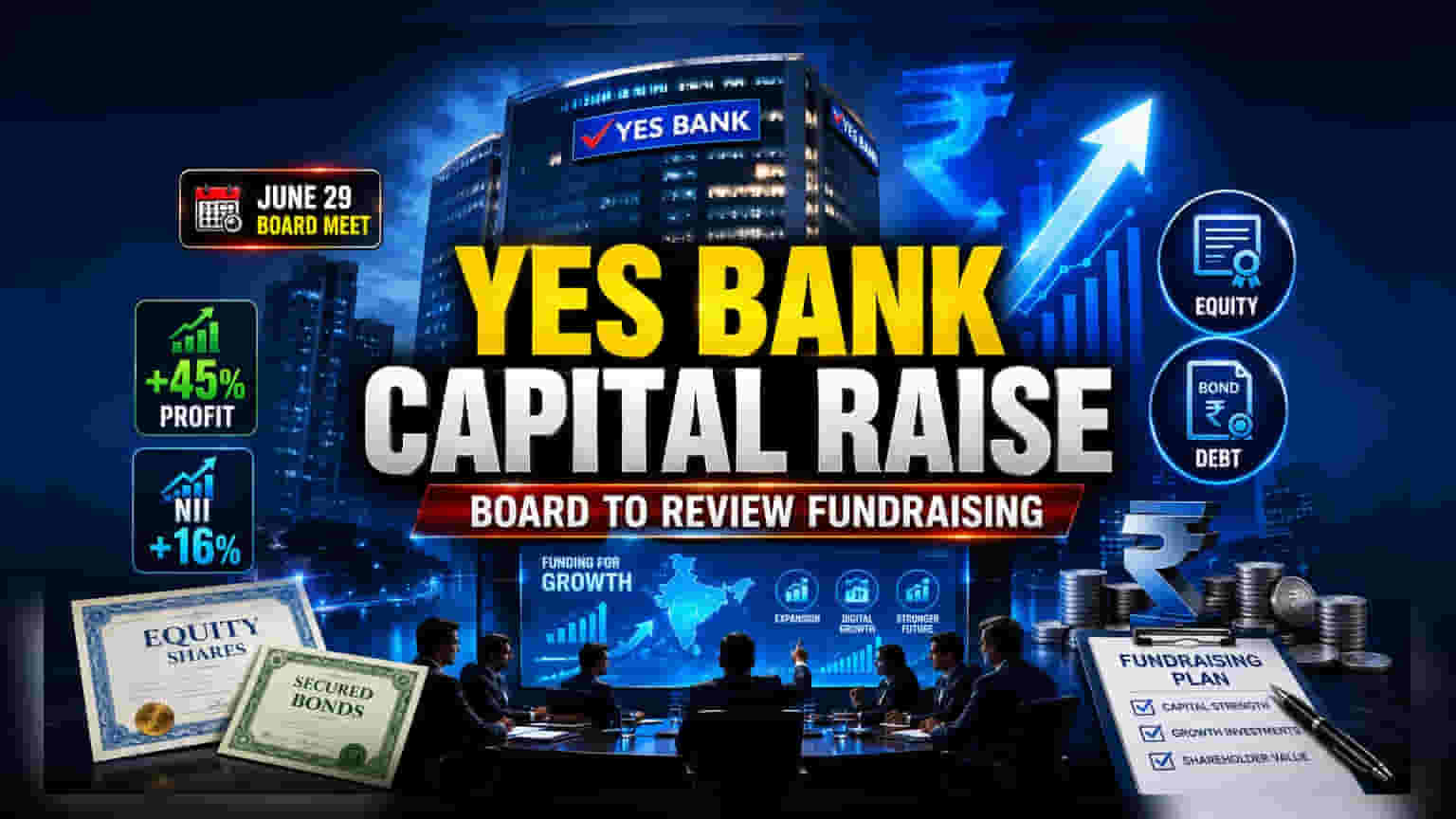 Yes Bank: పెట్టుబడుల సమీకరణకు బోర్డు మీటింగ్.. ఇన్వెస్టర్లకు కీలక సమాచారం!