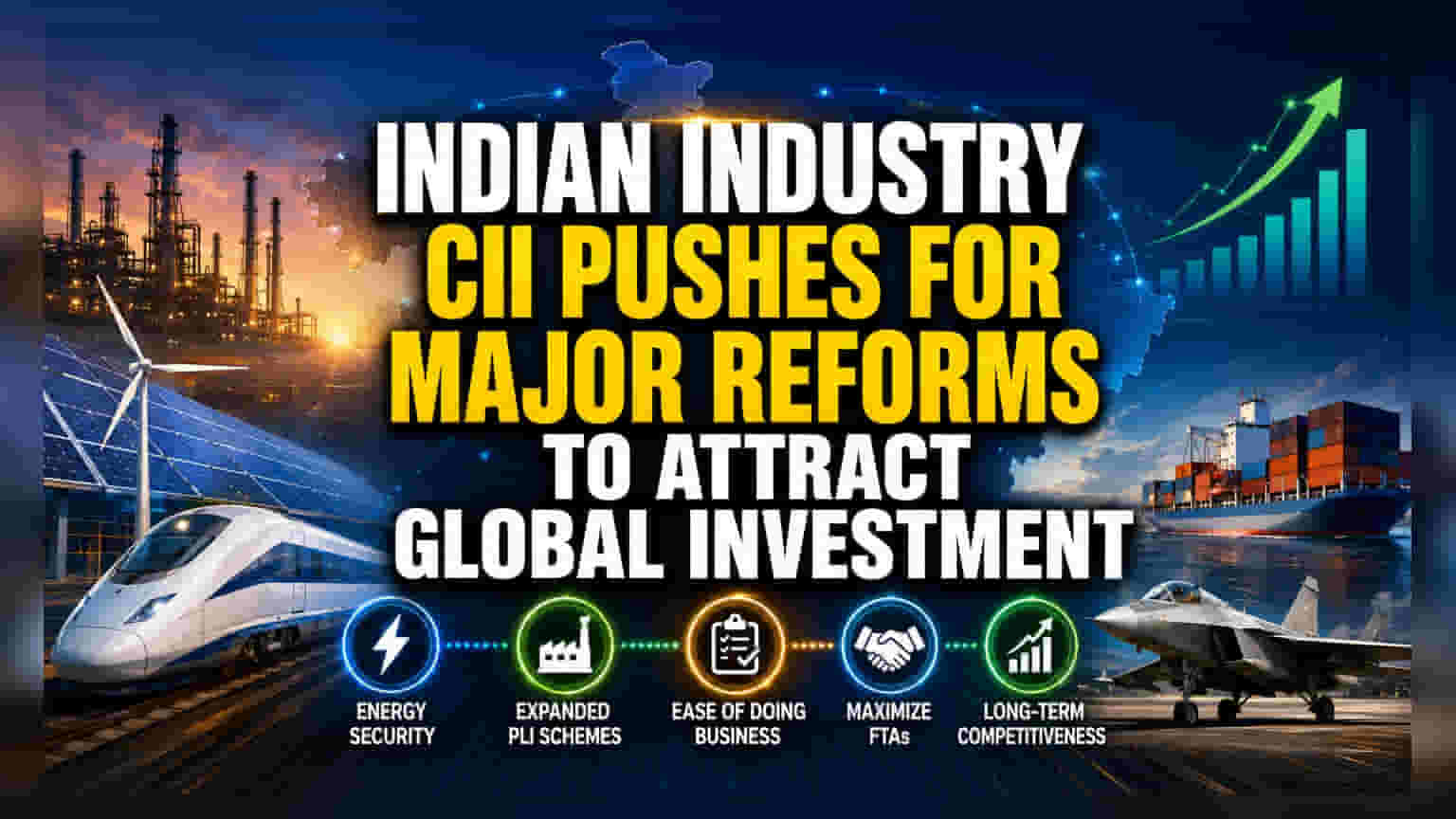 CII ની માંગ: વિદેશી રોકાણ વધારવા ઊંડાણપૂર્વક સુધારા જરૂરી
