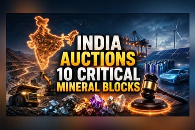 India Auctions 10 More Critical Mineral Blocks, Total Hits 56