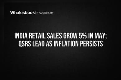 India Retail Sales Grow 5% In May; QSRs Lead As Inflation Persists