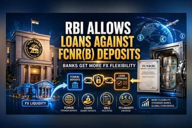 RBI Permits Banks To Issue Loans Against FCNR(B) Deposits