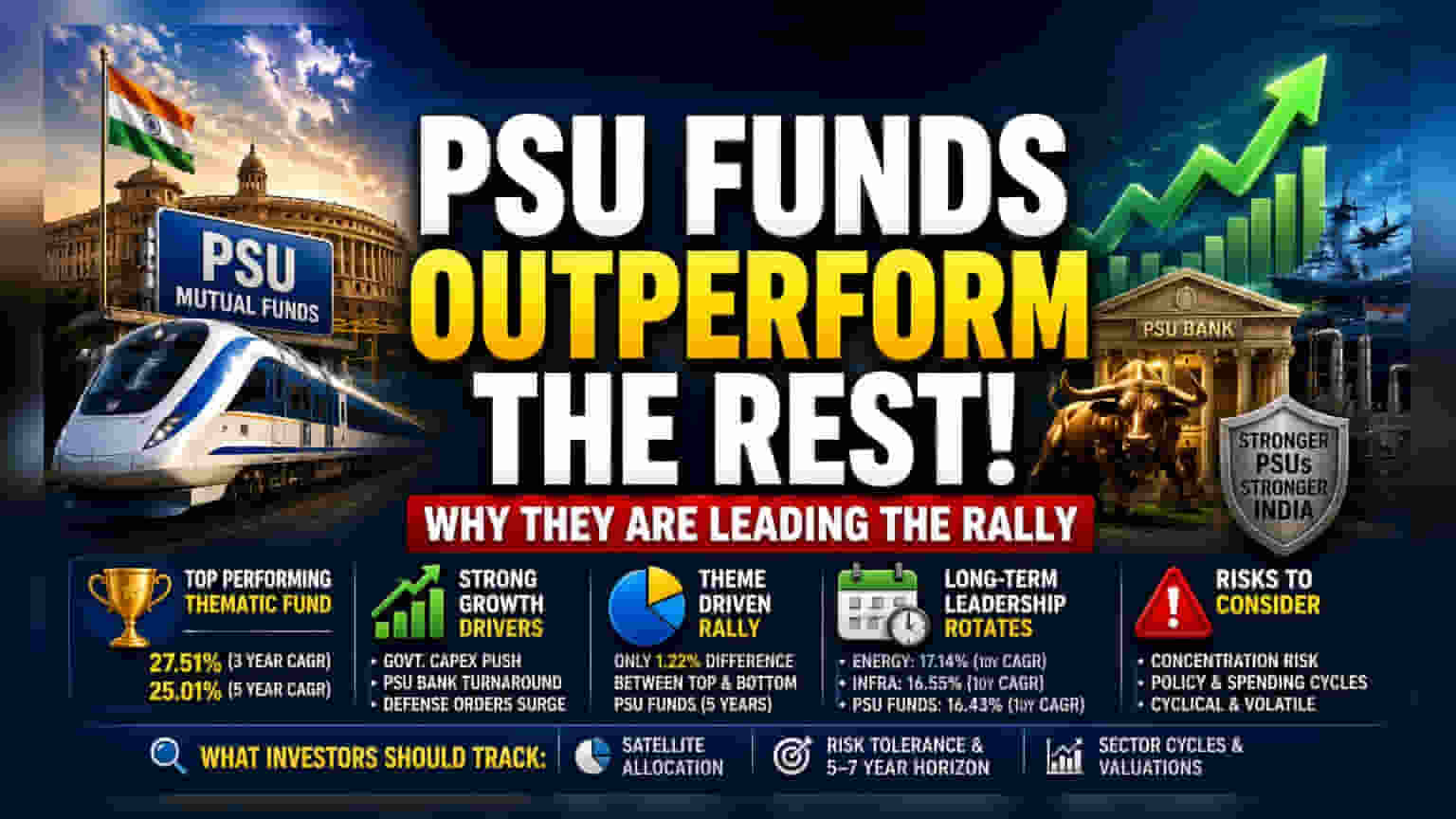 PSU Mutual Funds: निवेशकों की बल्ले-बल्ले! 3 और 5 साल में दिया 25% से ज़्यादा का बम्पर रिटर्न