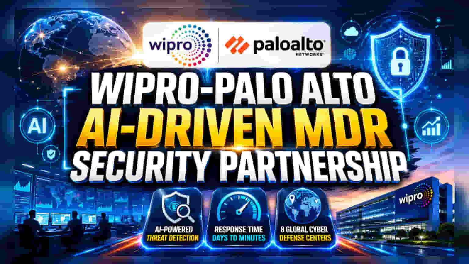 Wipro और Palo Alto Networks की AI-पावर्ड साइबर सुरक्षा में नई साझेदारी