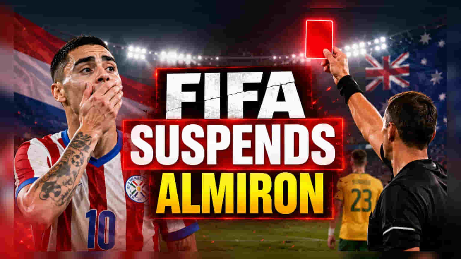 FIFAचा धक्का: पराग्वेचा खेळाडू मिगेल अल्मि İran एका सामन्यासाठी निलंबित