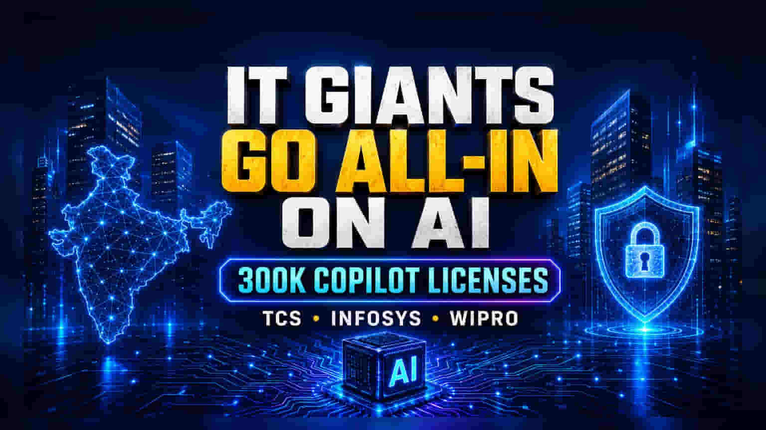 TCS, Infosys, Wipro: 3 லட்சத்திற்கும் மேல் Copilot Licenses! AI-ல் அதிரடி முதலீடு.