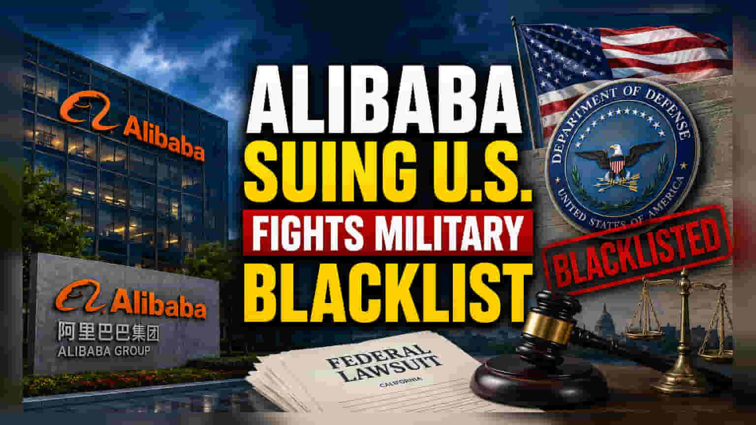Alibaba Sues US Government Over Military Blacklist Tag