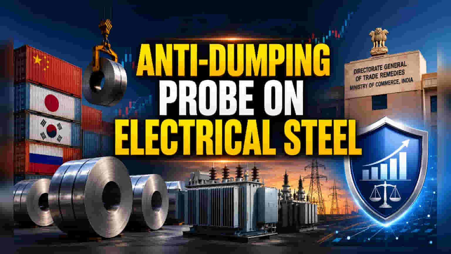 India Probes Electrical Steel Imports From China, Japan