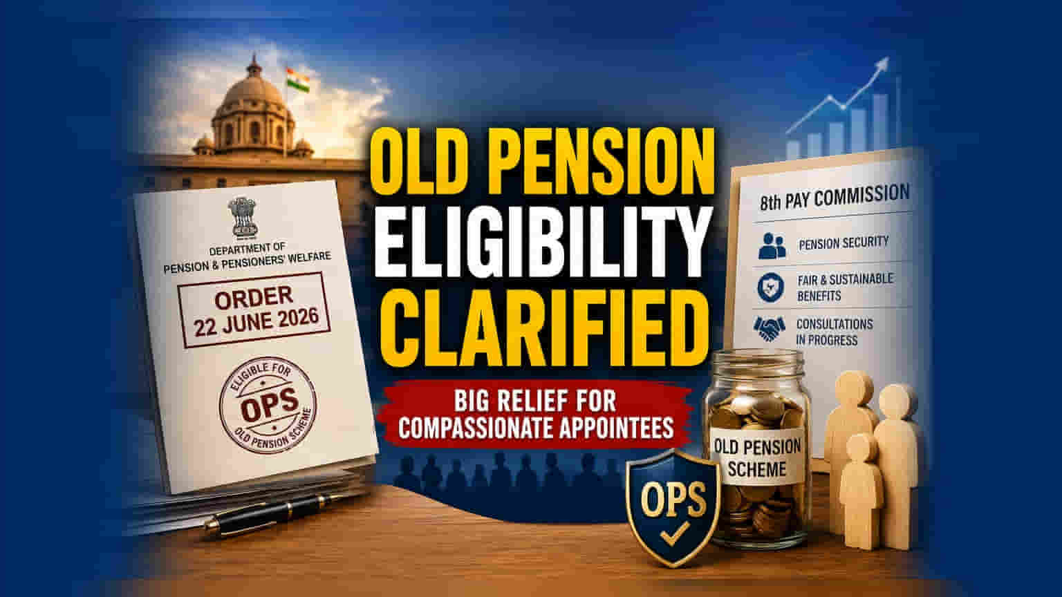 Govt Grants Old Pension Eligibility to Specific Compassionate Appointees