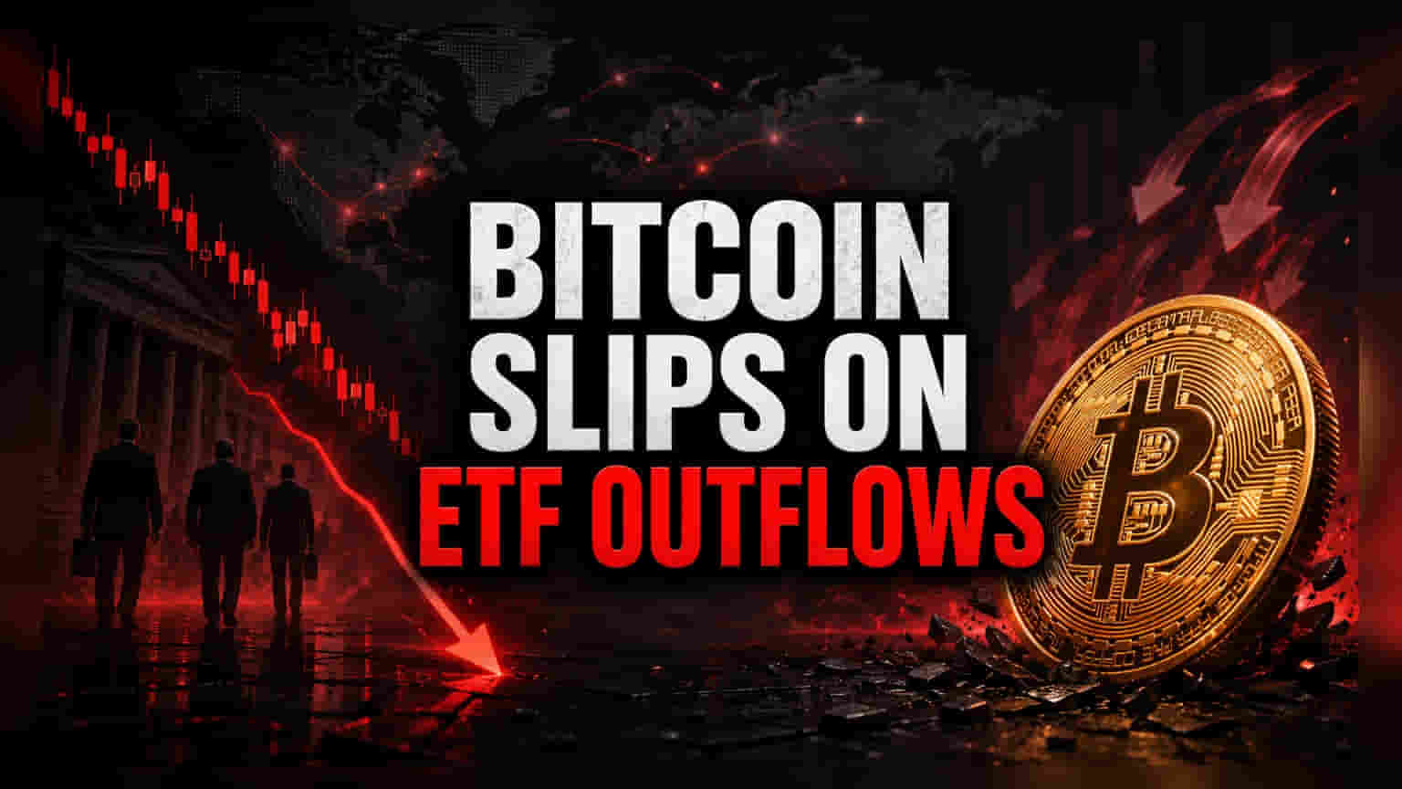 Bitcoin Drops 2.3% to $62,452 on ETF Outflows, Geopolitical Tensions