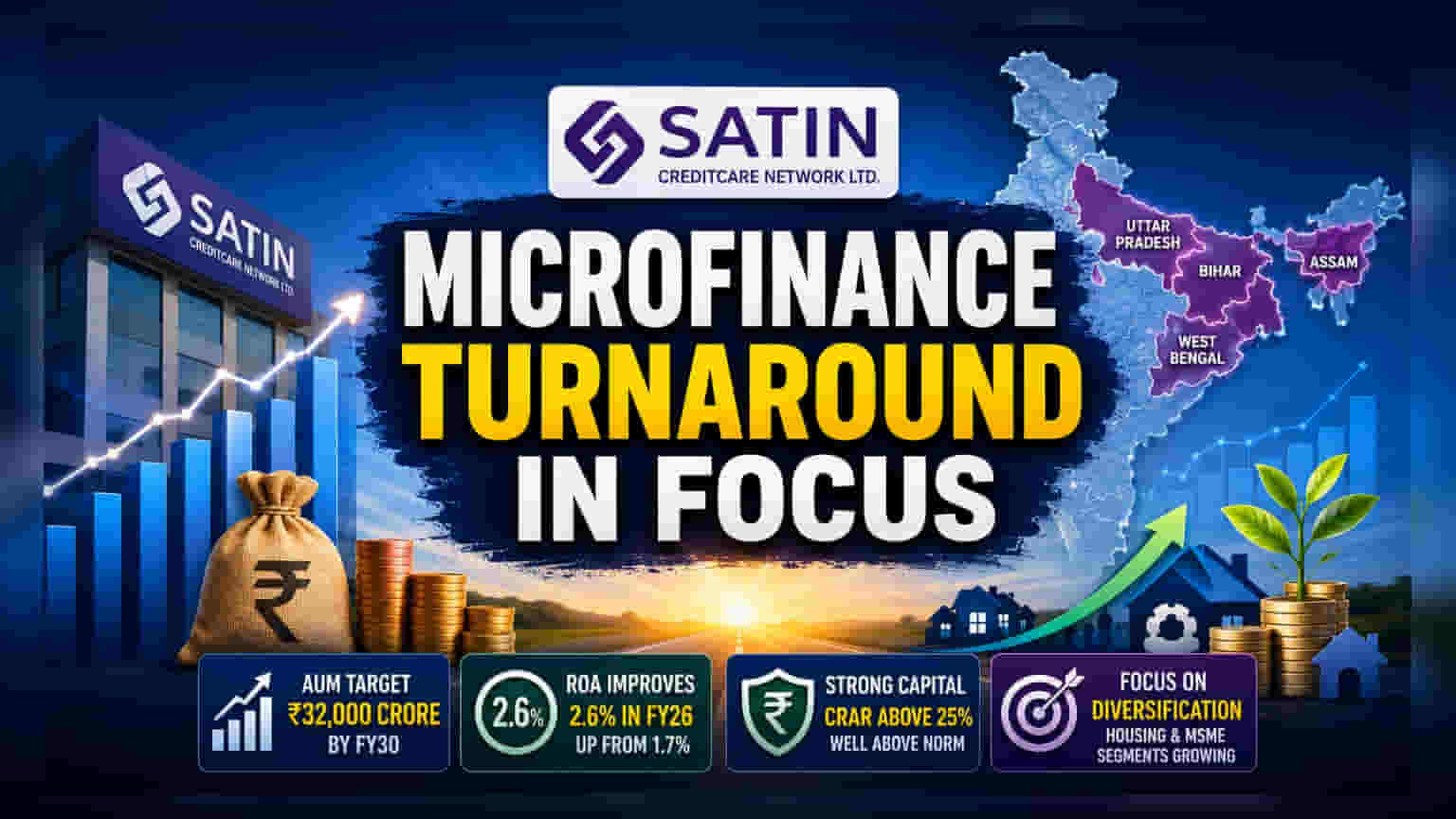Satin Creditcare Network: શું Valuations માં Discout ફાયદો અપાવશે? જાણો Growth Plans અને Risks