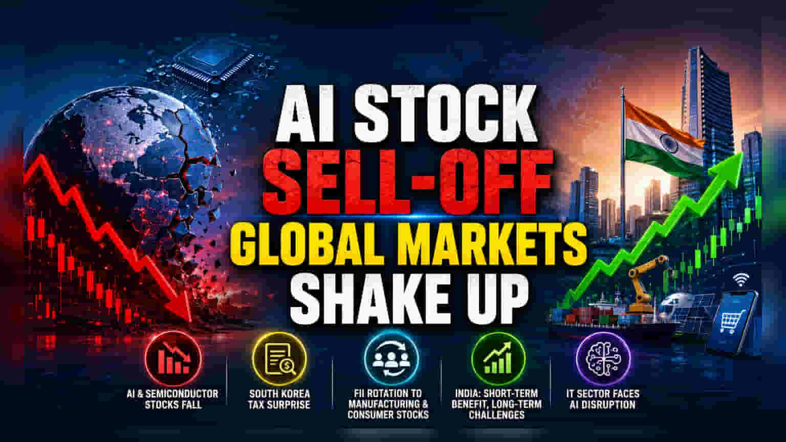 Global AI Stock Correction: How Indian Markets May React