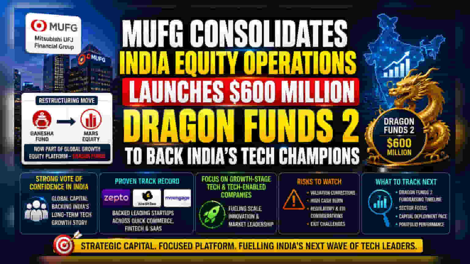 MUFG Financial Group: ભારતીય ટેક સ્ટાર્ટઅપ્સમાં $600 મિલિયનનું રોકાણ!