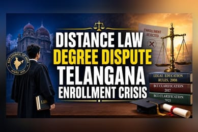 Telangana Bar Council Denies Enrollment to 80 Law Graduates