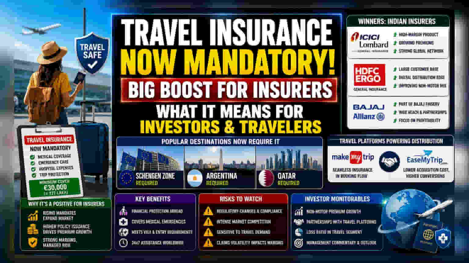 Mandatory Travel Insurance: How It Impacts Indian Insurers