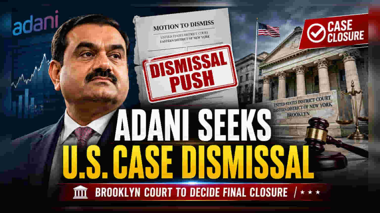 Adani Legal Team U.S. Court Case: ਅਡਾਨੀ ਗਰੁੱਪ ਨੂੰ ਮਿਲੀ ਵੱਡੀ ਰਾਹਤ, ਅਮਰੀਕੀ ਅਦਾਲਤ 'ਚ ਦਾਇਰ ਹੋਈ ਪਟੀਸ਼ਨ