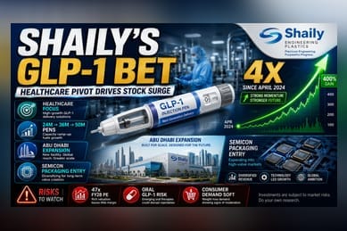 Shaily Engineering Shifts to GLP-1 Pens as Shares Quadruple