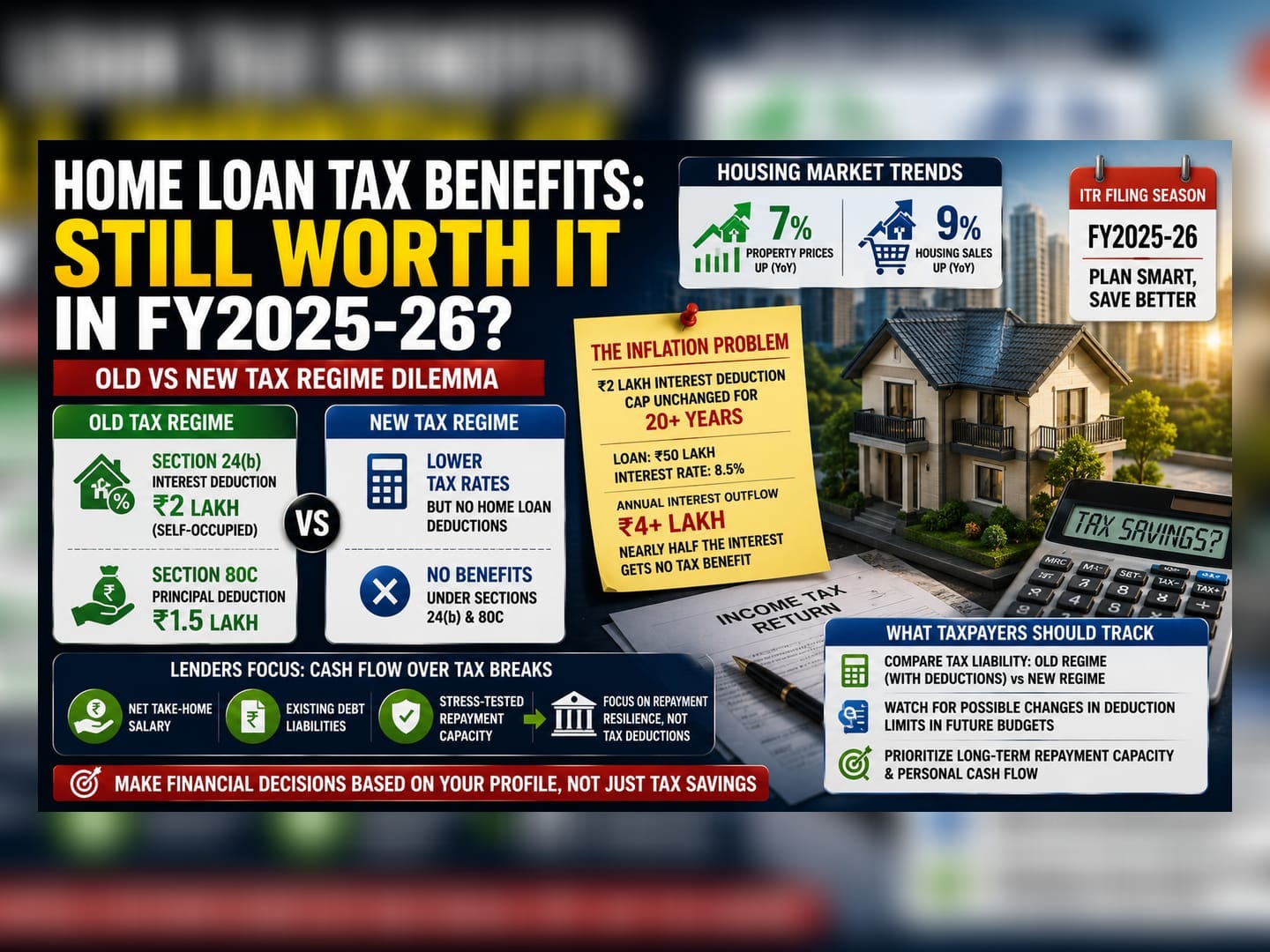 Home Loan Tax Benefits: Decoding Limits for FY2026 Filers