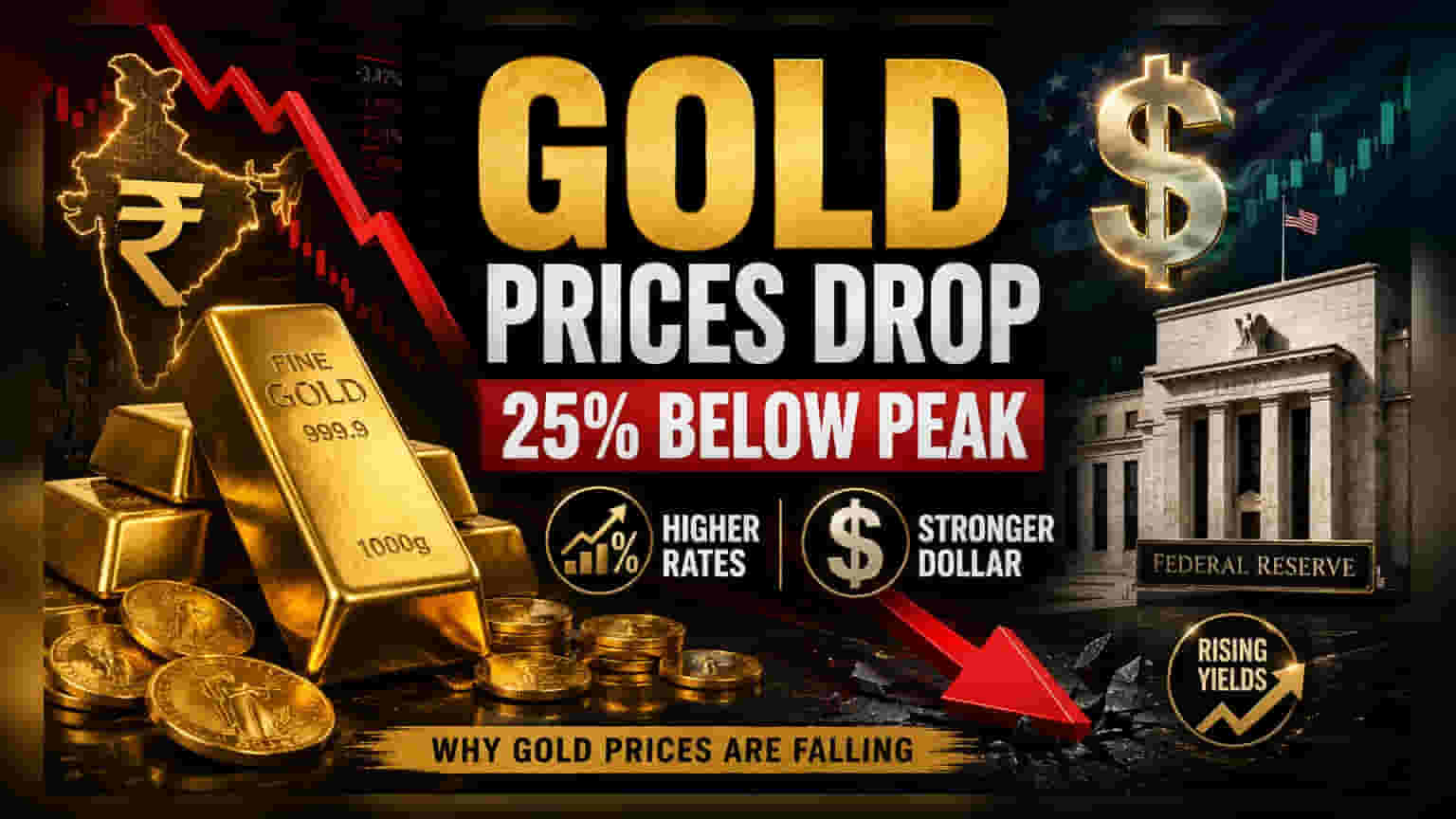 Gold Price Update: जून महिन्यात सोन्याचे भाव कोसळले! जाणून घ्या काय आहे कारण