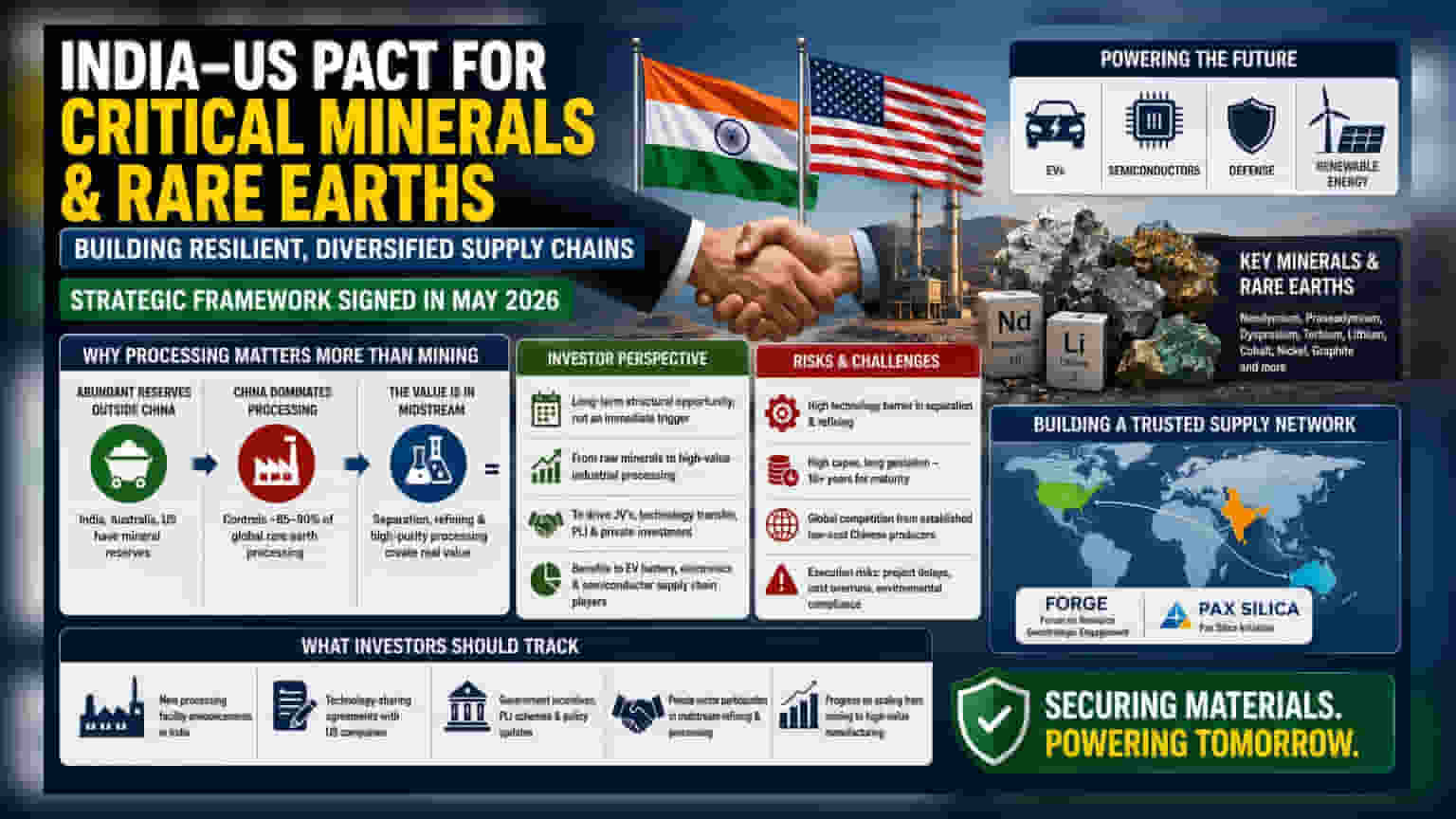 India-US Critical Minerals Pact: Why Processing Is The New Goal