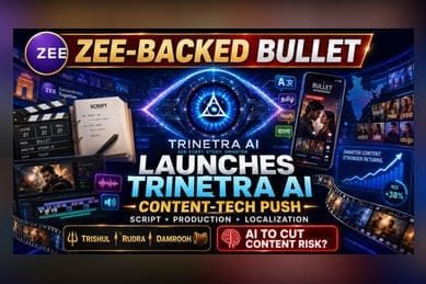 Zee-Backed BULLET Launches Trinetra AI to Optimize Content Costs
