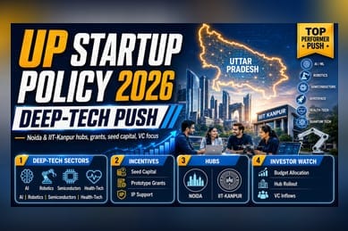 Uttar Pradesh Unveils 2026 Startup Policy With Deep-Tech Focus