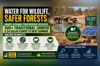 Udanti-Sitanadi Reserve's Water Initiative Highlights Biodiversity Risk