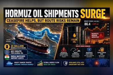 Strait of Hormuz Oil Flows Rise as Navigation Risks Remain