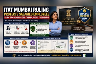 ITAT Ruling: Employees Not Liable If Employer Fails To Deposit TDS