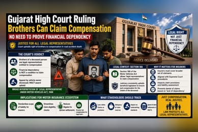 Gujarat HC: Siblings Eligible for Motor Accident Compensation