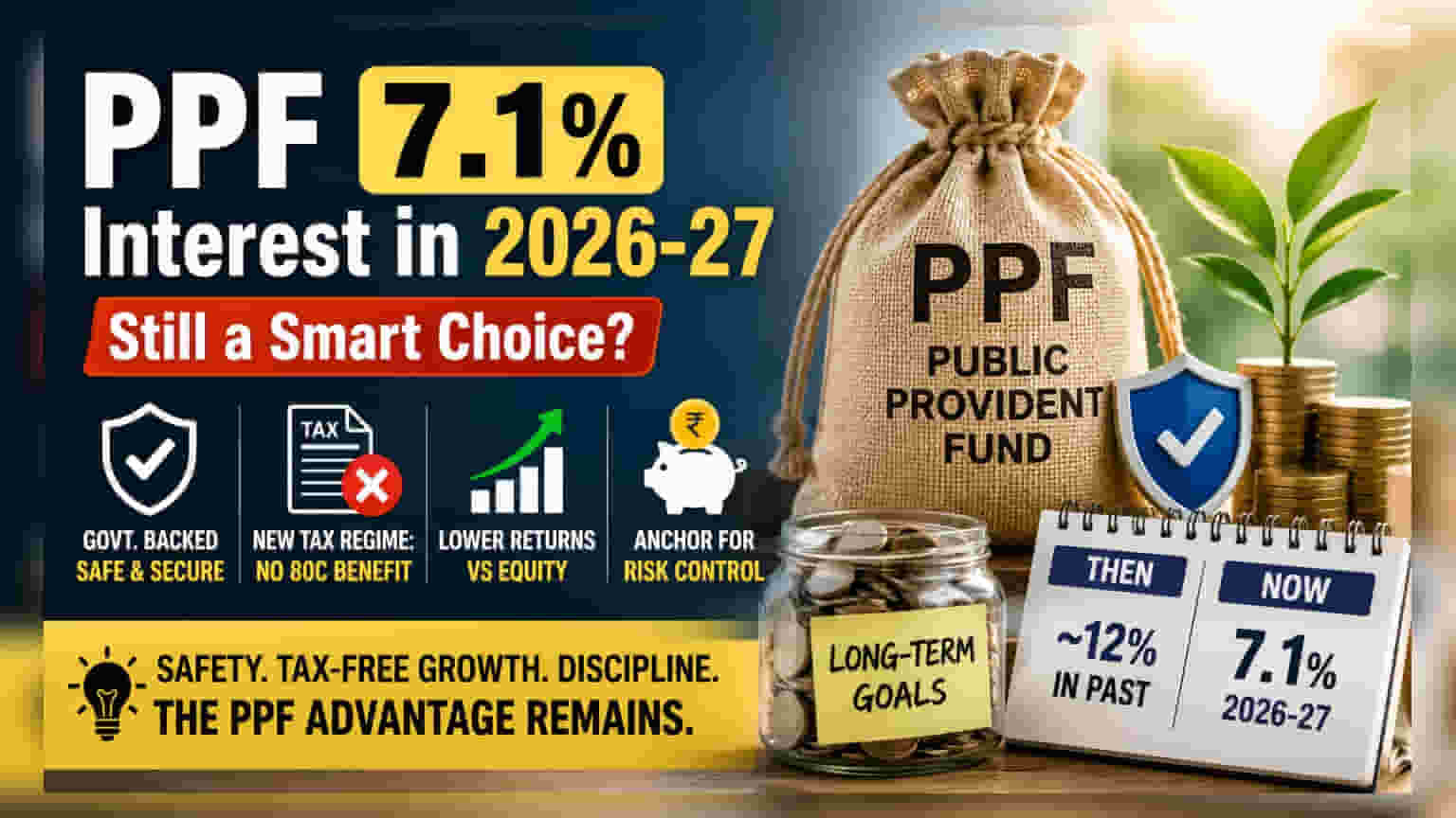 PPF: आता फक्त बचतीचं साधन नाही, तर पोर्टफोलिओचं 'सुरक्षित अंगरक्षक'!