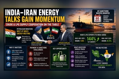 India Eyes Iran Energy Ties Amid 60-Day US Sanctions Waiver