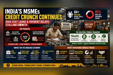 MSME Credit Gap and Payment Delays: Why India’s Supply Chain Is Under Pressure