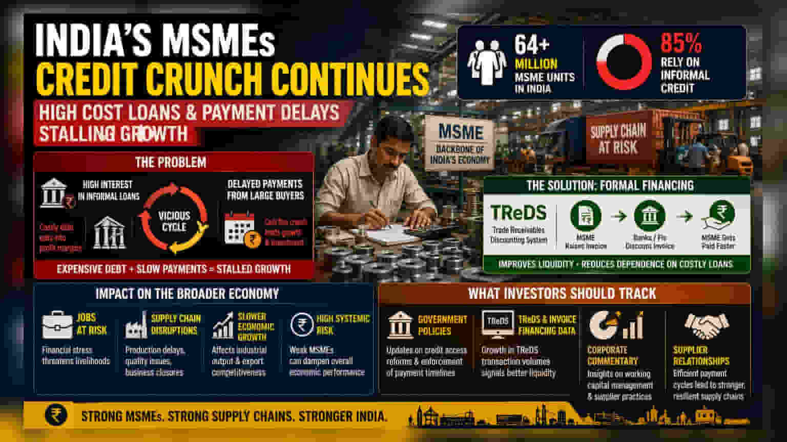 MSME Credit Gap and Payment Delays: Why India’s Supply Chain Is Under Pressure