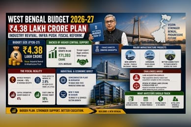 West Bengal Budget 2026: ₹4.38 Lakh Crore Plan Targets Infra, Chips