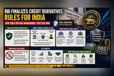 RBI Finalizes Credit Derivative Rules: What Investors Should Know