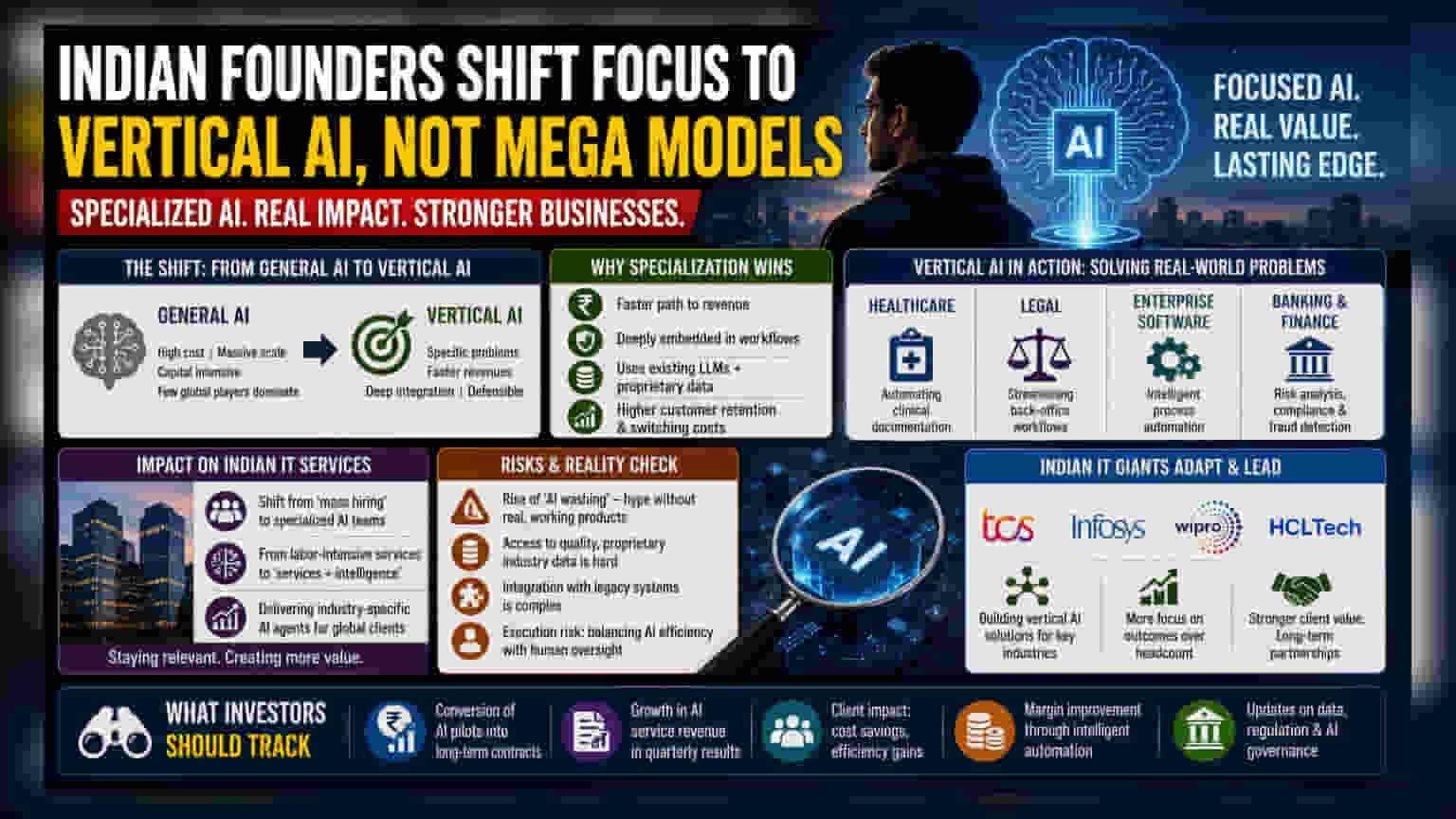 Indian AI Founders Pivot to Specialized Tools: A Strategic Shift
