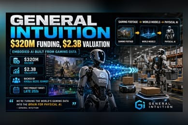 General Intuition Raises $320M At $2.3B Valuation To Train AI On Gaming Data