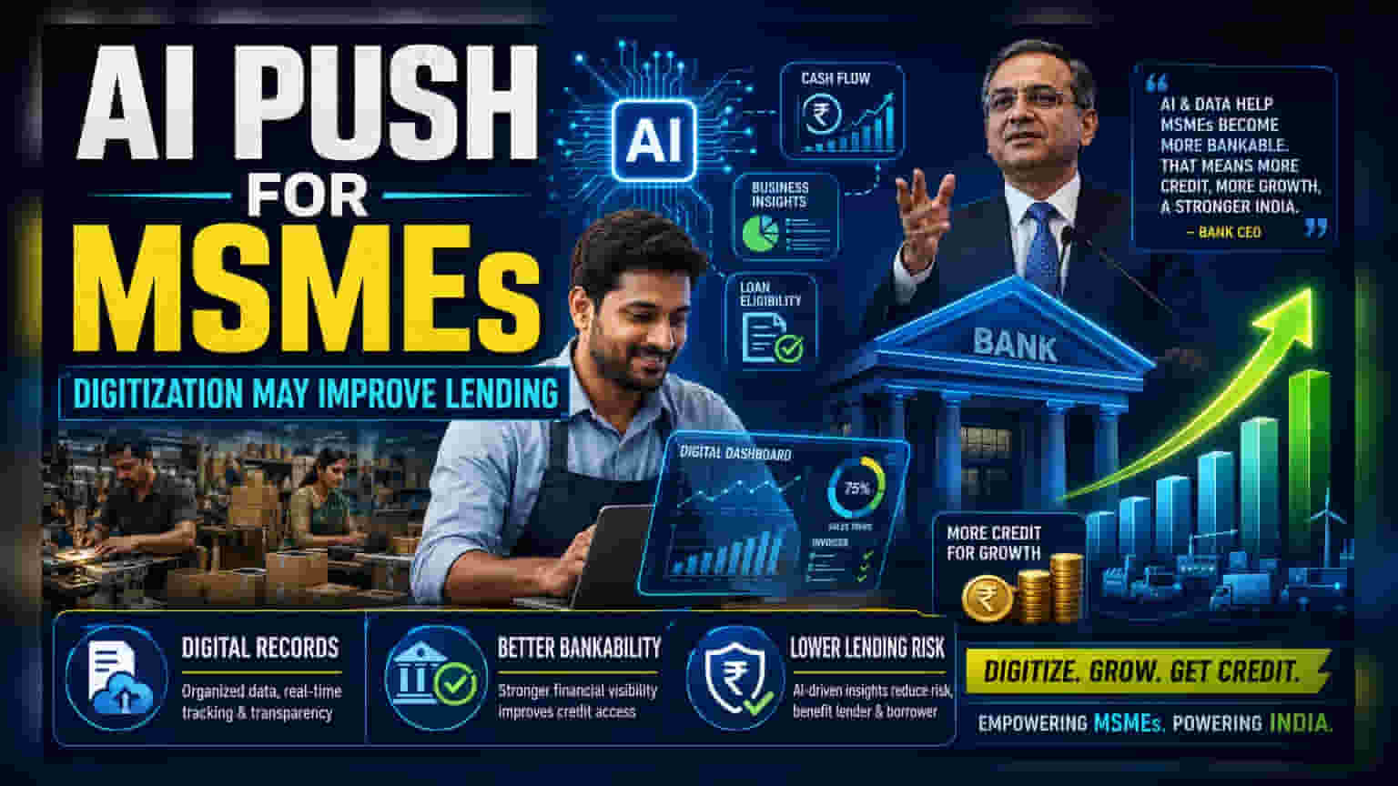 IDFC First Bank CEO: AI Adoption Key to Scaling Indian MSMEs