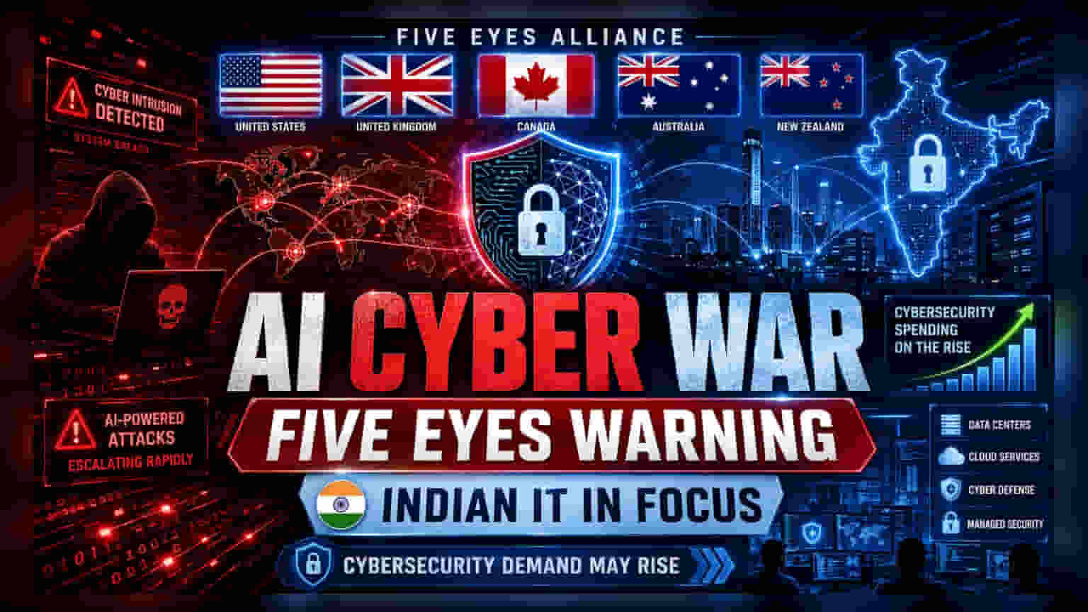 Five Eyes AI Cyber War Warning: What This Means For Indian IT