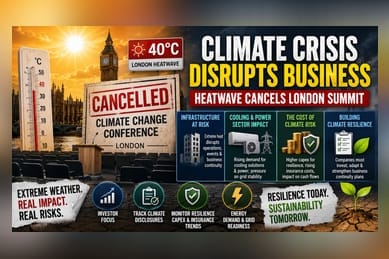 London Climate Meet Cancelled As 40°C Heat Tests Infrastructure