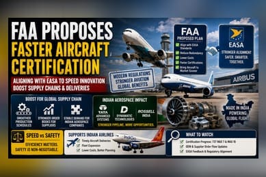 FAA Proposes Faster Aircraft Certifications To Align With EU