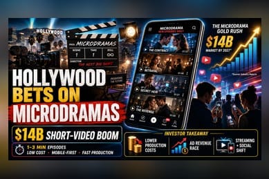 Hollywood Pivots to Microdramas, $14 Billion Market Expected by 2026