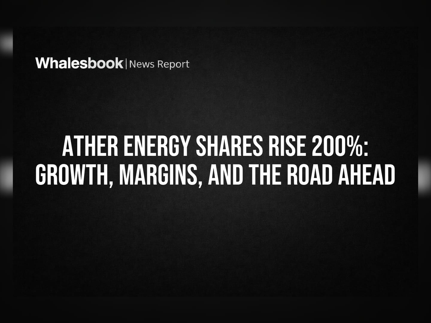 Ather Energy Shares Rise 200%: Growth, Margins, And The Road Ahead