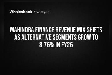 Mahindra Finance Revenue Mix Shifts as Alternative Segments Grow to 8.76% in FY26
