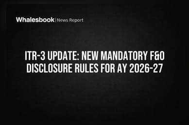 ITR-3 Update: New Mandatory F&O Disclosure Rules for AY 2026-27